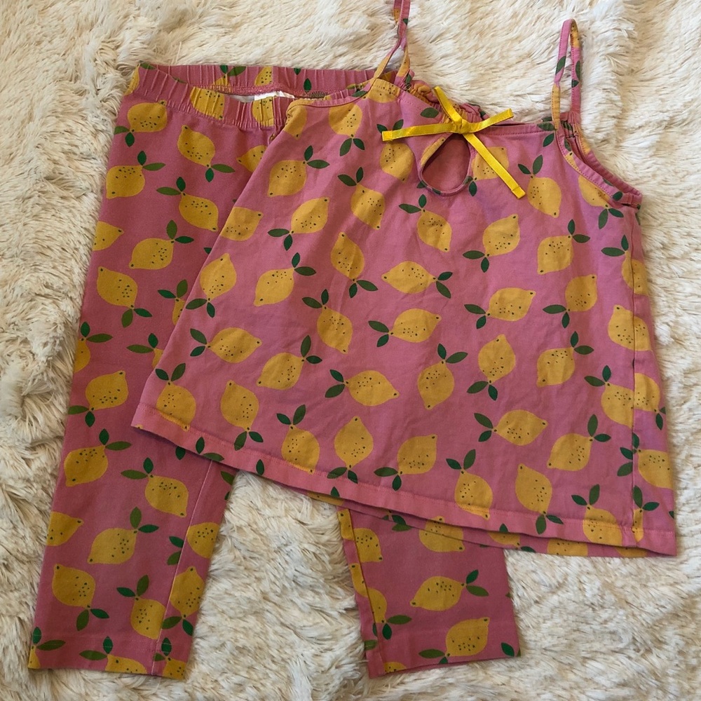 Hanna Andersson Lemon PJ Set